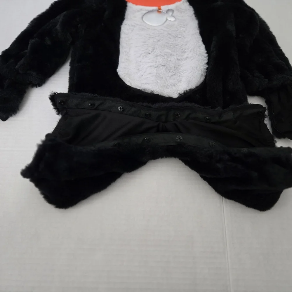 Cuddly Black Cat Costume - Baby Size 0-6 Months